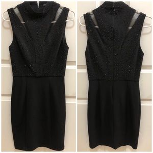 Worn once, formal black dress.